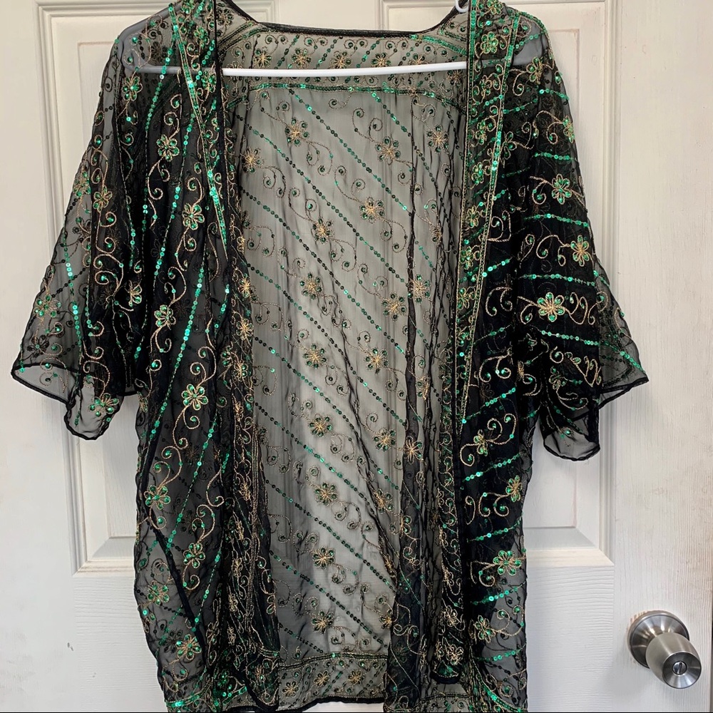 Sequin Kimono
